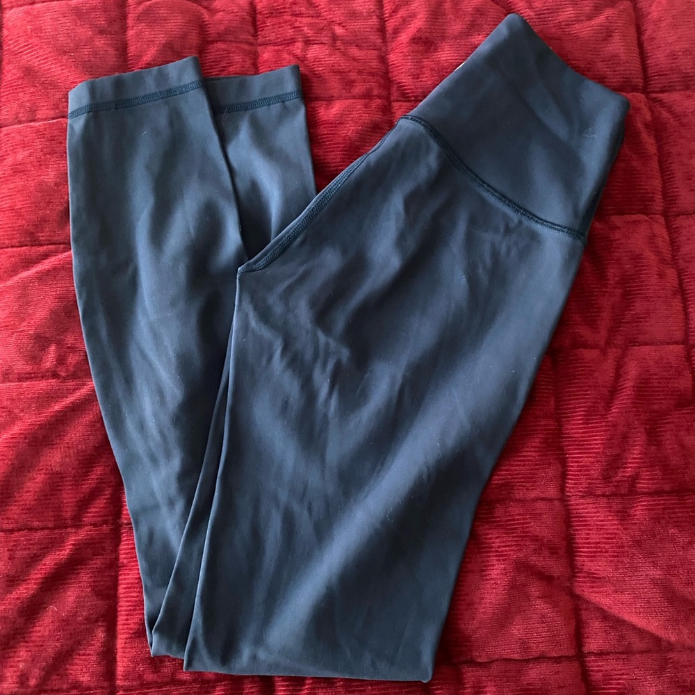 High rise Lululemon navy leggings